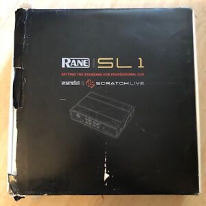 RANE SERATO SL1 Scratch Live SL 1  Dj Controller  2010 software boxed set LP DVS