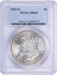 1903-O Morgan Silver Dollar MS63 PCGS - Picture 1 of 4