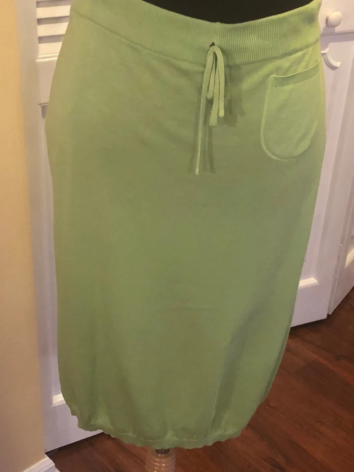 Falda tejida de algodón verde Malo nueva con etiquetas - talla 44 Foto 1 de 4