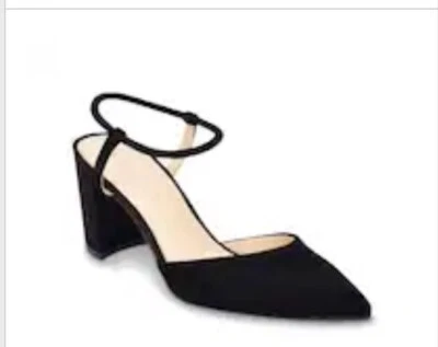 Marc Fisher Callo Pump Black Suede Women's Size 6.5 RV $99 - Image 1 of 4