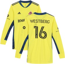 Quentin Westberg Toronto FC MU #16 Yellow Jersey from the 2020 Season