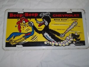 Chevrolet Booster Vintage Años 70 Novedad Placa Delantera Road Runner Beater - Imagen 1 de 4