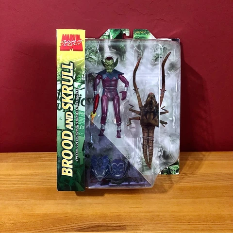 Marvel Select Brood and Skrull Action Figure Set  2007  NEW SEALED Cover