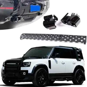 Tail Pipe Throat Dual Exhaust Accessories Fit Defender 110 90 130 2020-2025 3.0L - Picture 1 of 9