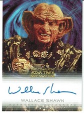THE COMPLETE STAR TREK DEEP SPACE NINE DS9 AUTOGRAPH CARD A9 WALLACE SHAWN