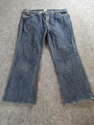 IZOD Jeans Womens 24WR Classic Fit Bootcut Blue 5-Pocket Mid Rise Dark Wash - Image 1 of 4