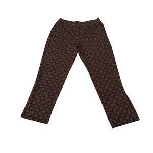 Pantalones de vestir de punto líquido con patrón geográfico pull-on para mujer Susan Graver talla grande - Imagen 1 de 15