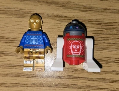 LEGO Star Wars Navidad Suéter C-3PO y R2-D2 Droides 2022 75340 sw1241 sw1238 Foto 1 de 2