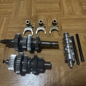 04-05 Harley Davidson Sportster 883 & 1200 Transmission Gears w/ Shifter Drum - Picture 1 of 7