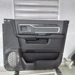 2021 DODGE RAM2500 Passenger RightSide FrontDoor Trim Panel black gray TRIM V9X8 - Picture 1 of 8