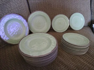 Lot of 12 Carlisle 5400715 Mingle Aqua Melamine Bread Butter Dessert Plates 7" - Picture 1 of 4