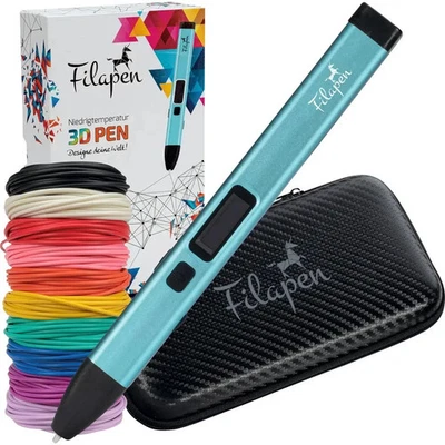 Filapen® Premium 3D Stift mit 10 Filamenten und Etui - Bild 1 von 3