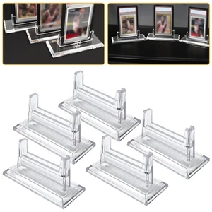 Plastic Trading Card Easel Display Stand For Psa Graded Cards Pokemon Yugioh US - Picture 1 of 16