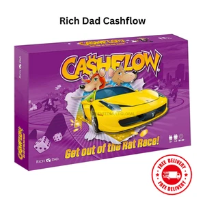Rich Dad Cashflow Board Game Kids Robert Kiyosaki Get out of the Rat Race - Picture 1 of 6