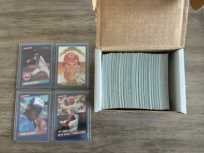 1986 Donruss лист бейсбол полный (260) набор McGriff RC + контрольные списки упаковка свежий - Изображение 1 из 2