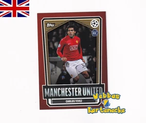 2025 Topps El Novato Perdido Carlos Tevez Base Manchester United UEFA CL - Imagen 1 de 1