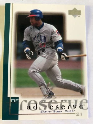 2001 Upper Deck Reserve Sammy Sosa #109 Chicago Cubs - Image 1 of 2