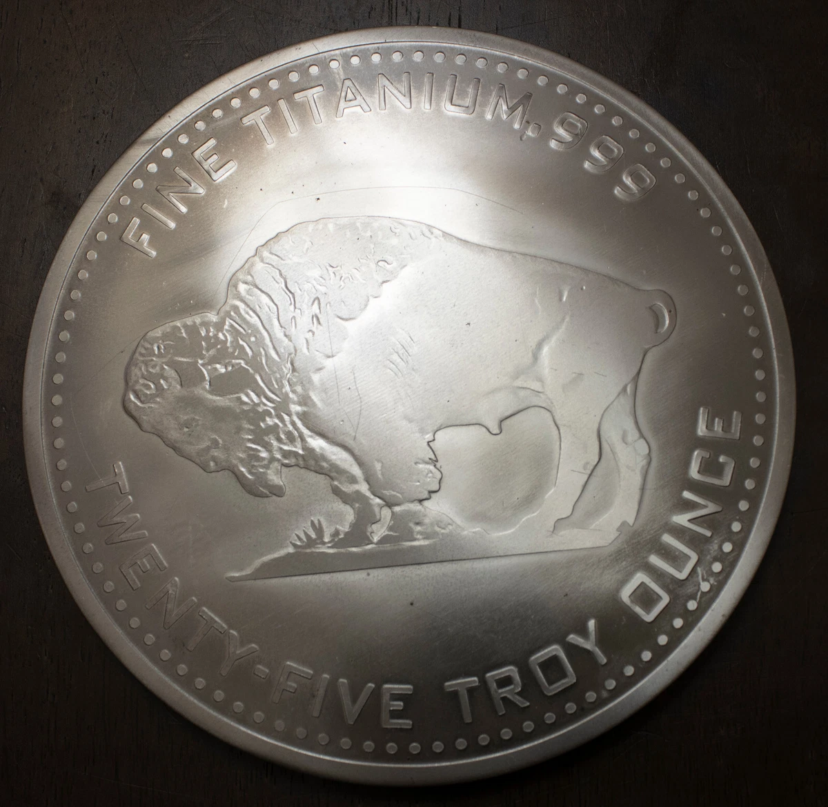 999 Fine Titanium Coins Silver Bullion Fine/pure .999 NICKEL Coin/round ...