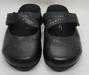 Zapato cómodo Vionic Twain con correa zueco mula sin cordones talla 5 negro MaryJane  - Imagen 1 de 6