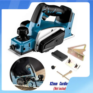 82mm Electric Handheld Cordless Planer Wood For Makita  Battery 850W 15200RPM