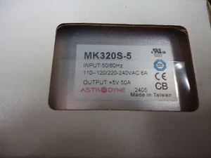 MK320S-5 Astrodyne 250W single O/P enclosed Switch Brand New! - Picture 1 of 5