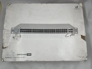 UBIQUITI NETWORKS US-48-750W GIGABIT 48-PORT RACK-MOUNTABLE MANAGED POE+ SWITCH - Picture 1 of 5