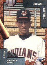 1992 Burlington Indians Fleer/ProCards #1657 Julian Tavares