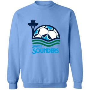 Seattle Sounders Sweatshirt Classic Crewneck NASL Soccer - Picture 1 of 7