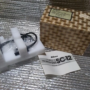 Nikon SC-12 TTL Flash Sensor Cord Connector for SB-11 & SB-14 NEW/BOXED - Picture 1 of 6