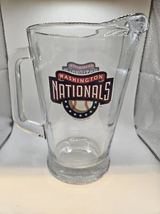 2006 Hunter MLBP 9" Clear Thick Glass Washington Nationals Pitcher - Picture 1 of 8