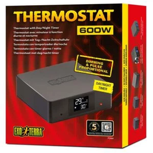 Exo Terra 600W Dimming/Pulse Proportional Thermostat With Day Night Timer - Picture 1 of 5
