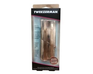 Tweezerman® Petite Tweeze Set ~ Rose Gold Collection ~ 2 Tweezers Slant and Pt