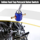 Fuel Tap Petcock Valve Switch 6mm For Motorcycle Go Kart Aluminum Alloy Blue