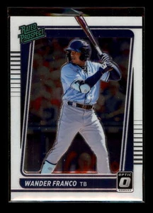 2021 Donruss Optic Rated Prospect #RP1 Wander Franco Tampa Bay Rays - Picture 1 of 2