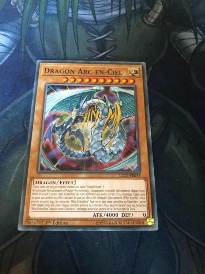 Dragon arc en ciel LED2-FR043 carte yugioh première édition d’occasion first Ed. - Photo 1/1