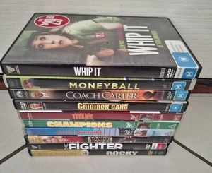 Bulk Lot of 10 Sport Movies - DVD Region 4 | Football, basketball |Free Postage - Picture 1 of 2