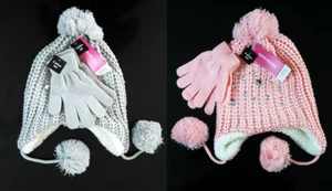 Girls 2 Piece Embellished Hat & Glove Set Berkshire Fashions New, Retail $24 - Picture 1 of 7