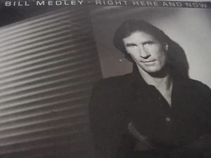 BILL MEDLEY ORIGINAL 82 RELEASE RIGHT HERE RIGHT NOW BXL1-4434 RCA/PLANT RECORDS - Picture 1 of 1