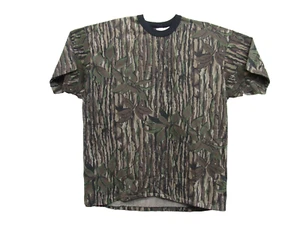 Vintage RealTree Camo T-Shirt Adult 2XL XXL Brown Camouflage Made in USA Mens - Picture 1 of 12