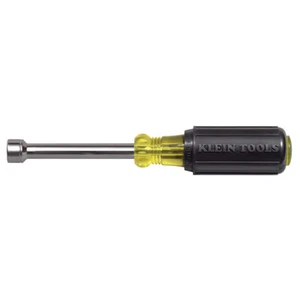 Klein Tools 630-10MM 10mm Cushion-Grip Hollow-Shank Nut Driver with 3" Shank - Picture 1 of 2