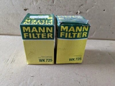Filtro de combustible MANN WK 725 NOS Audi Volkswagen 80 A4 A6 A8 Passat Foto 1 de 2