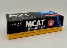 Kaplan MCAT Flashcards + App Third Edition Cards in Every MCAT Science Subject