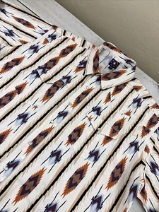 Panhandle Slim Pearl Snap Aztec Southwestern Pattern Western Men’s 2XL - Picture 1 of 13