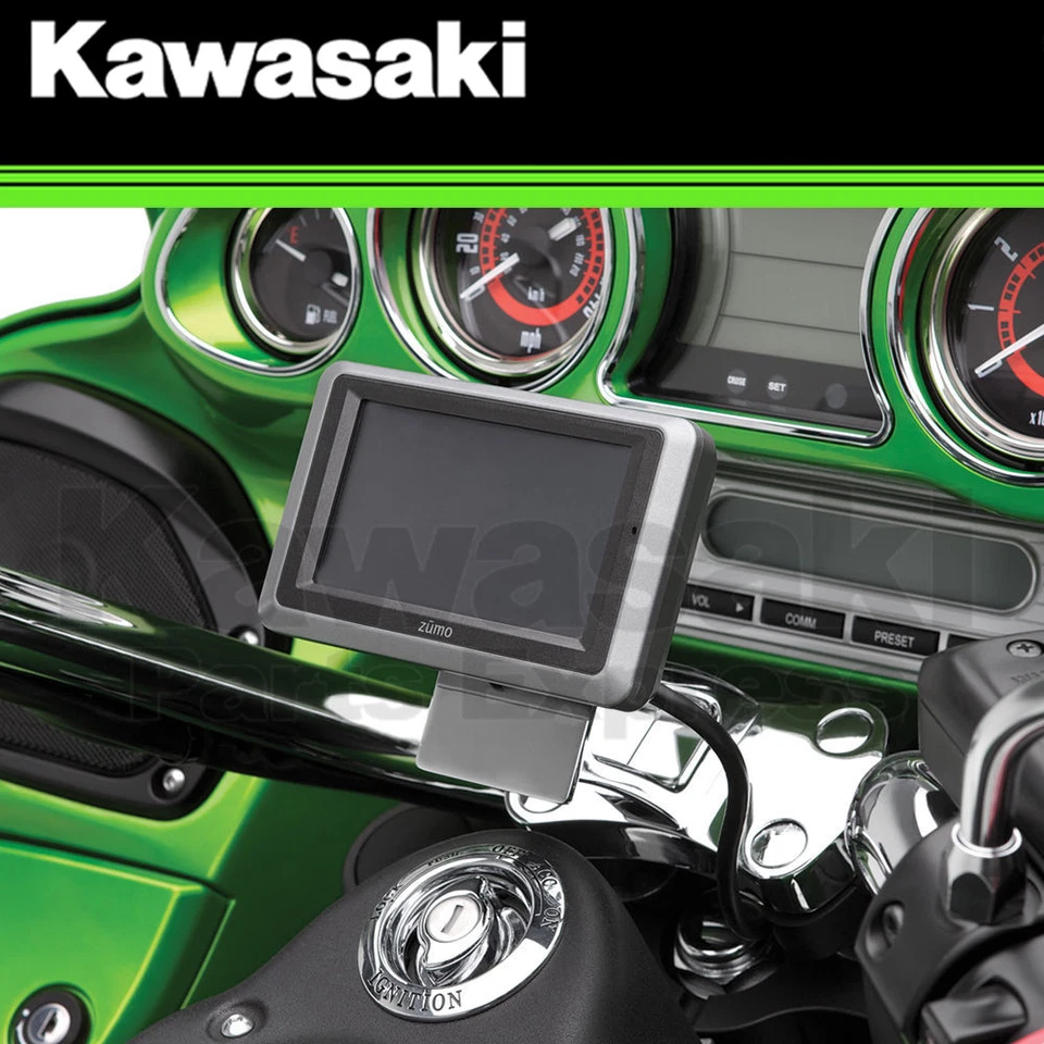 NOVO 2009 - 2024 GENUÍNO KAWASAKI VULCAN 1700 VAQUERO VOYAGER CROMADO MONTAGEM GPS - Imagem 1 de 1