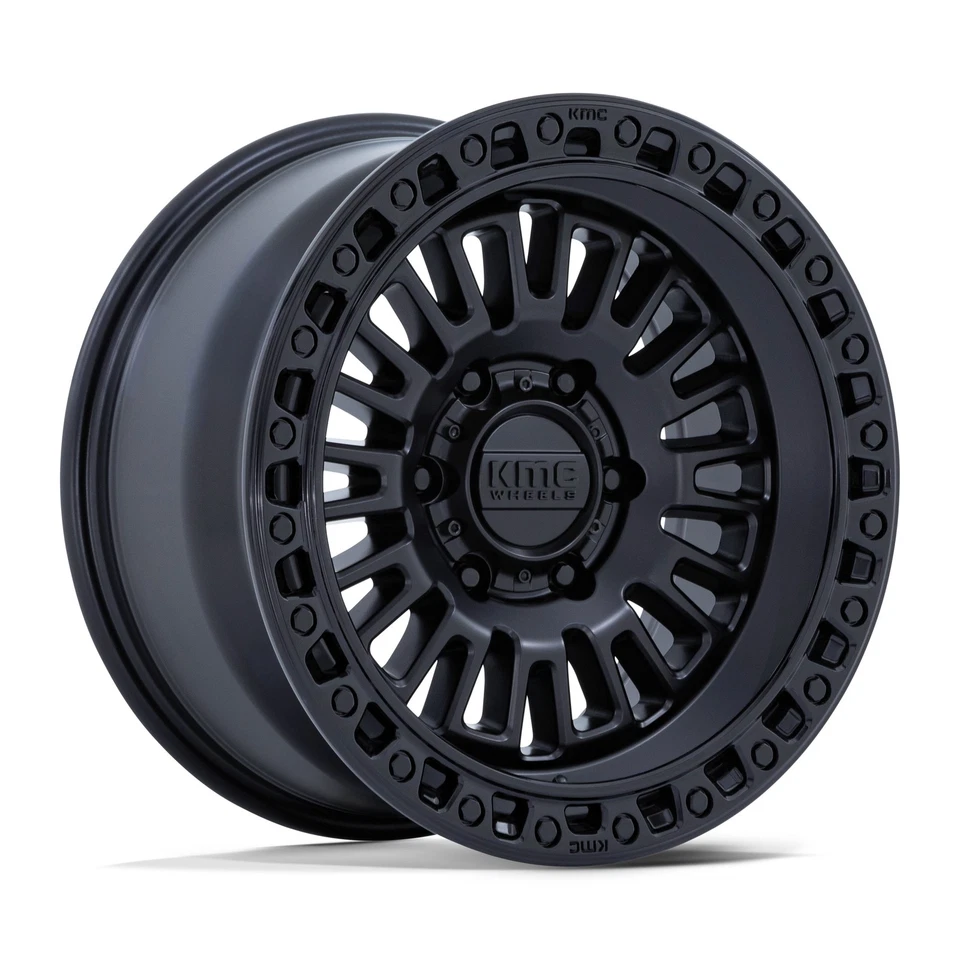 KMC Wheels KM554 AZTEC 17x8.5 6x4.5 0mm Matte Black/Black KM554MB17856400