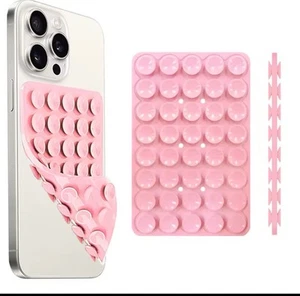 Suction Cup Phone Case Mount Silicone Adhesive Accessory Hands-Free Holder - Picture 1 of 12
