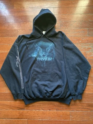   Sudadera con capucha de doble cara Trivium Heavy Metal Band años 2000 vintage Foto 1 de 4