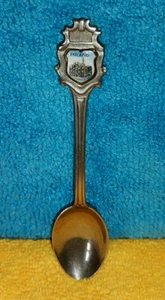 Cuchara MILANO metal color plata, escudo esmaltado - Imagen 1 de 3