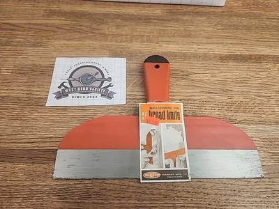 Cuchillo ancho Warner 408 raspador de masilla de metal negro naranja - hoja de 10 pulgadas Foto 1 de 2