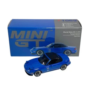 Modellino Auto Mini GT 1/64 Mazda MX-5 Miata NA Tuned Version Dark Blue - Foto 1 di 4